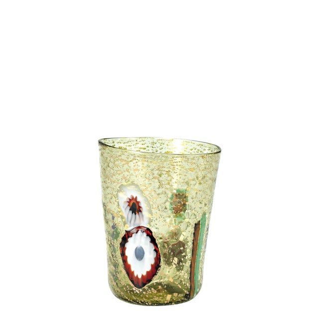 Contemporary Bicchieri di Murano Tumblers (Set of 2) - Amber For Sale - Image 3 of 3