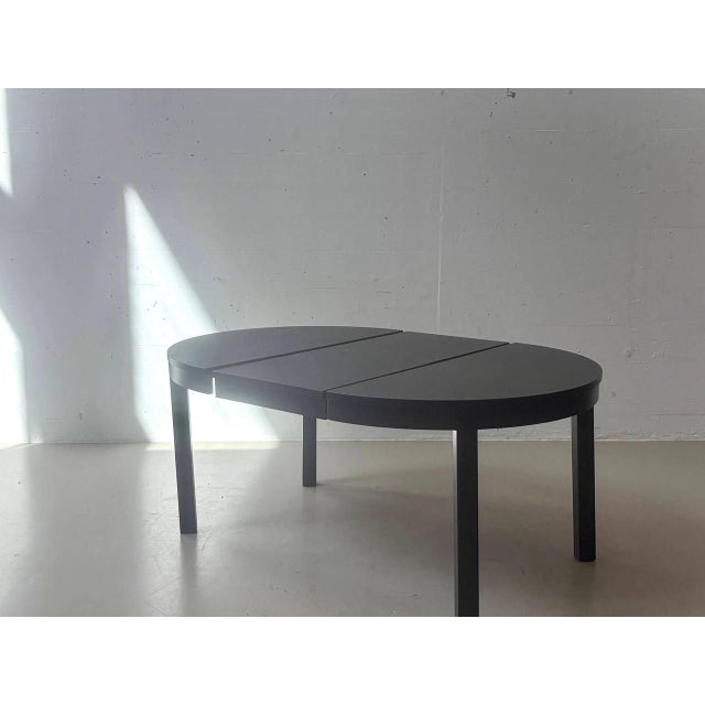 Bjursta Extendable Dining Table in Black-Brown from Ikea For Sale - Image 4 of 16