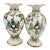 Vintage MCM Italian Hollywood Regency Style Ruffle Top Flora Vase -Set of 2 For Sale