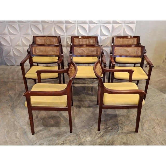 Dining Chairs from José Daniel Santa Rita, 1970s, Set of 8, in Restored conditions. Designed 1970 to 1979 I have official...