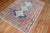 Zabihi Collection Ink Blue Antique Persian Senneh Rug - 3'7" x 4'10" For Sale - Image 4 of 9