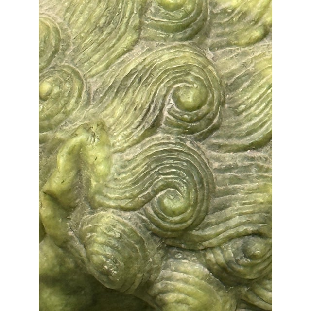 Chinese Jade Guardian Lions, Pair For Sale - Image 10 of 12