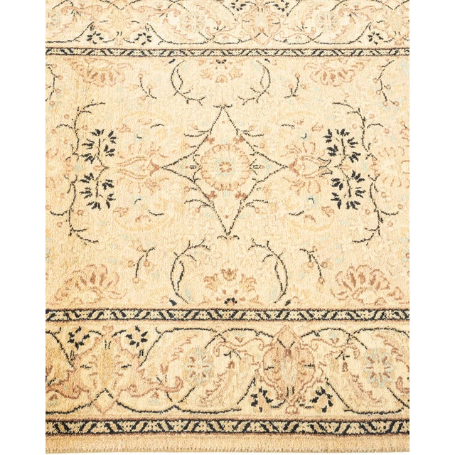 Solo Rugs Mogul, One-of-a-Kind Hand-Knotted Runner Rug - Ivory, 2' 7" x 7' 9" For Sale - Image 4 of 8