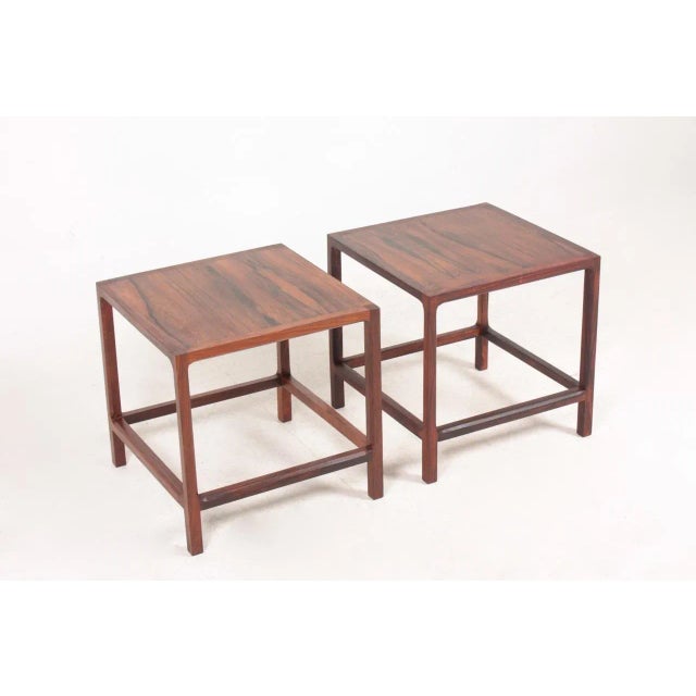 Mid-Century Modern Mid-Century Rosewood Side Tables from Aksel Kjersgaard, 1950s, Set of 2 For Sale - Image 3 of 9