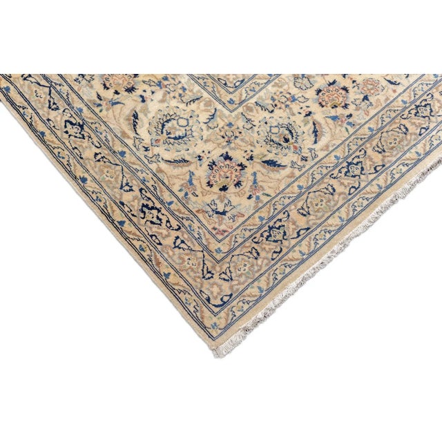 Persian Extremely Fine Persian Habibian Wool and Silk Rug 10'10'' X 16'5'' For Sale - Image 3 of 12