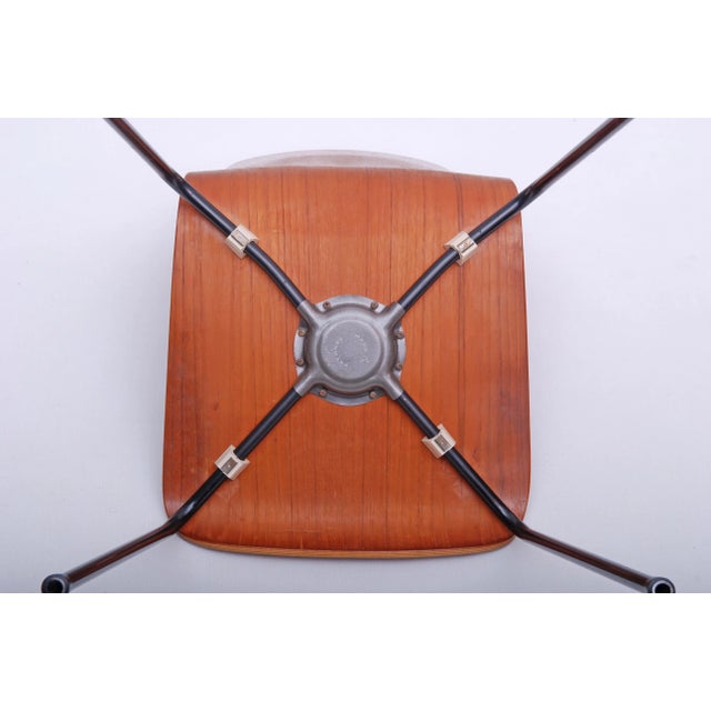Vintage Plywood Shell and Teak Chairs from Jofa Stalmøbler, Denmark, 1950s, Set of 6 For Sale - Image 9 of 14