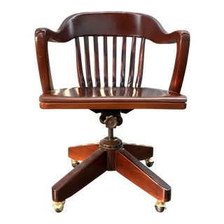 Early 20th Century Antique Captains Chairs - Set of Four For Sale