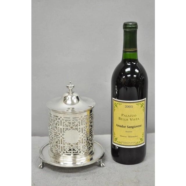 Antique Mappin & Webb Victorian Silver Plated Reticulated Covered Jelly Jar. Item featured is a "London & Sheffield"...