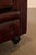 Chesterfield Style Oxford Red Tufted Leather Sofa For Sale - Image 12 of 18