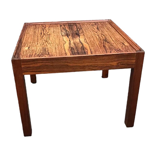 Mid-Century Danish Rosewood Side Table, 1960s For Sale
