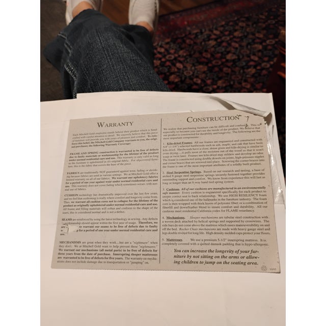 Baxter Coffee Table Ottoman With Brass Wheels For Sale In New York - Image 6 of 7