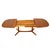 Brown 1990s Danish Modern Solid Teak Expandable 102" Dining Table W/ Two Leafs For Sale - Image 8 of 18