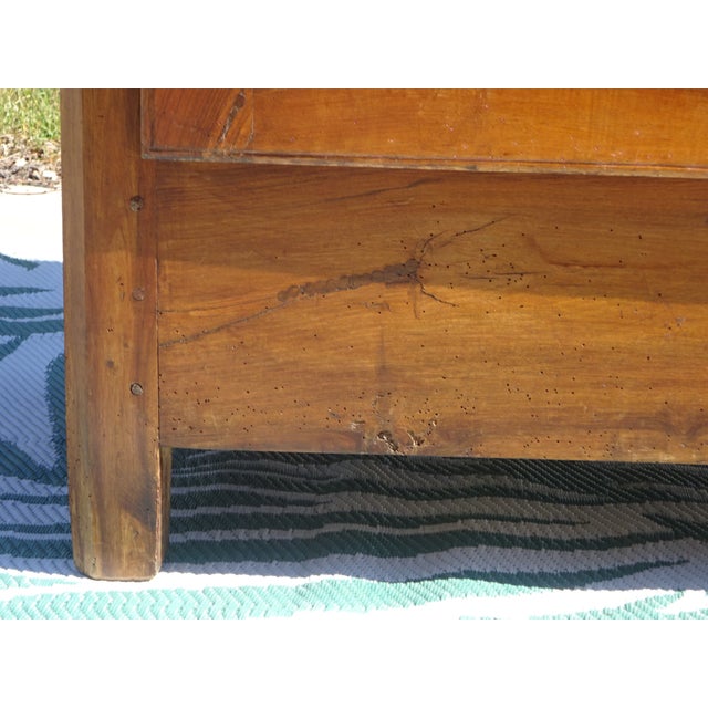 Louis Philippe Wardrobe in Light Walnut For Sale - Image 11 of 18
