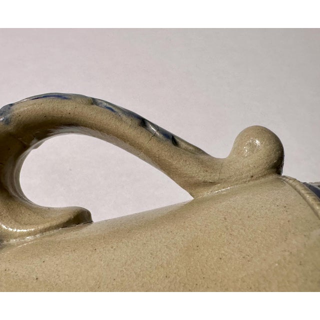19th Century Whites Utica Salt Glazed Stoneware Beer Mugs Advertising Schlitz & Iroquois Brewing Companies For Sale - Image 10 of 10