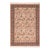 Shabby Chic Floral 1990's Pak-Persian Ivory/Blue Wool Rug - 6'1'' X 9'1'' For Sale