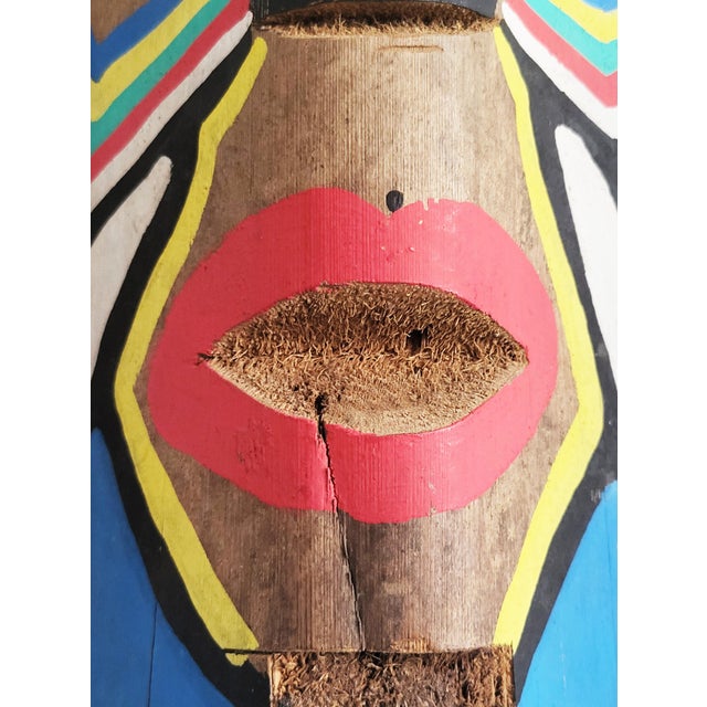Mid-Century Brazilian Mask, 1960s For Sale - Image 4 of 9