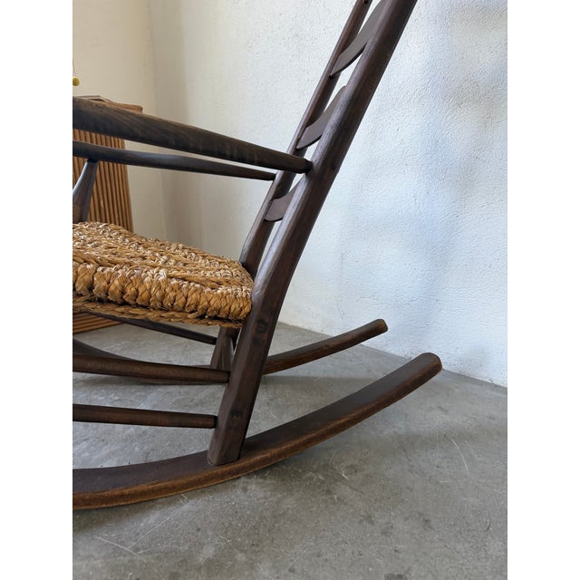 Antique French Rocking Chair, 1900s For Sale - Image 9 of 18