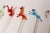 Set of Eight Vintage Blown Glass Animal Cocktail Stirrers With Box by Saxon For Sale - Image 11 of 17