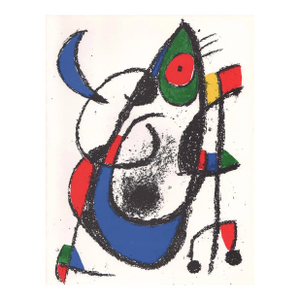 Joan Miro Original Lithograph V2-11 Mourlot 1975