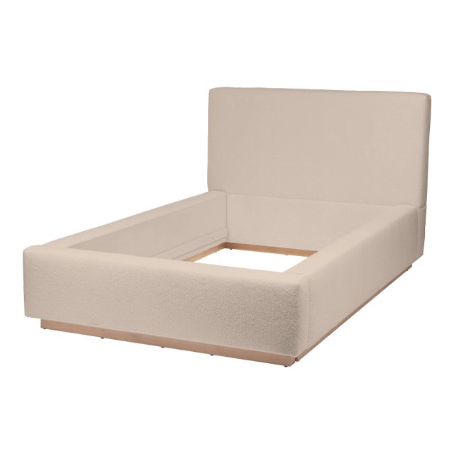 Moss Home Avery Bed Full 65"W, Gowan Coconut For Sale