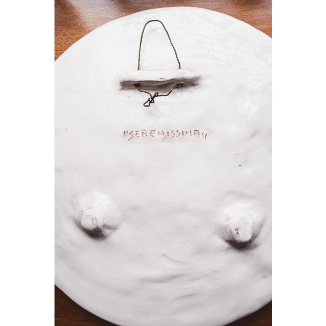 Vintage Italian Maiolica Decorative Plates, Set of 2 For Sale - Image 3 of 12