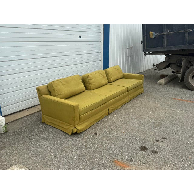 Mid-Century Modern Elongated Dunbar Low Profile 112" Sofa For Sale - Image 9 of 12