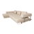 Modern Leather Brand Face Corner Sofa in Beige with Manual Function from Ewald Schillig For Sale - Image 3 of 11
