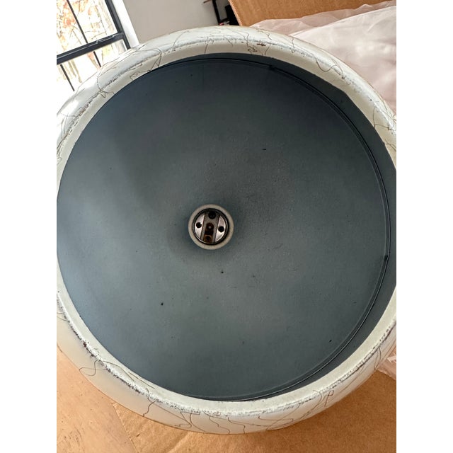 Mid 20th Century Afco Style Spotlight Atomic Table Lamp Dome Globe Eyeball For Sale - Image 9 of 10