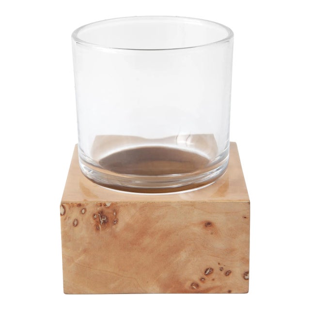 Mesa Burl Wood Bath Accessories - Tumbler For Sale