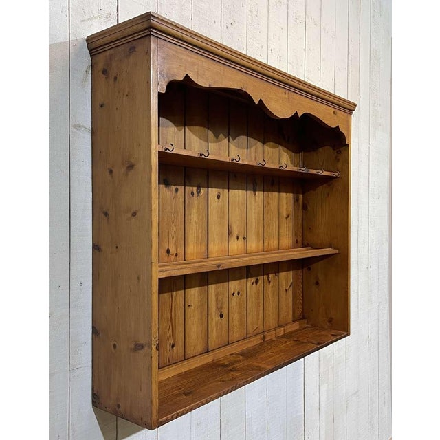 English Pine Shelf, 1950s For Sale - Image 5 of 9