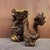 Bronze Late 20th Century Gilt Bronze Dragon on Treasure Basin Sculpture For Sale - Image 8 of 9