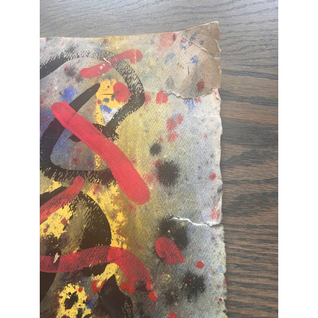 Hendrik Grise Signed Nude Abstract Mixed Media Painting For Sale - Image 4 of 5