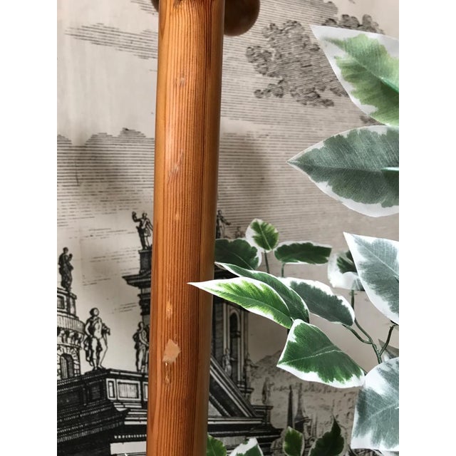 Sculptural Hooks Pine Wood Coat Rack, 1970s For Sale - Image 15 of 16