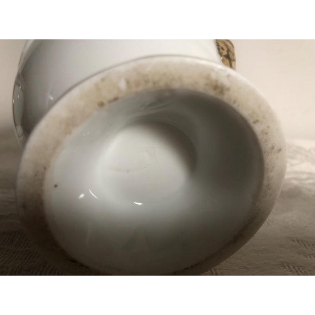 1940s Vintage Porcelain Chocolate Service from Limoges, 1940s, Set of 5 For Sale - Image 5 of 11