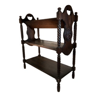 Early 20th Century Petite Antique Library Style Bookshelf For Sale