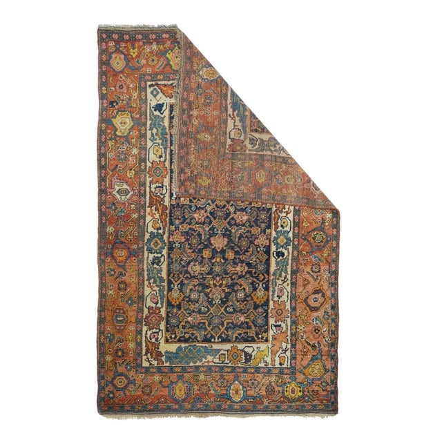 Antique Bidjar Rug 4'7'' x 7'3'' For Sale - Image 4 of 11