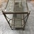Hollywood Regency Metal + Glass Console Table, Vintage For Sale In San Francisco - Image 6 of 12