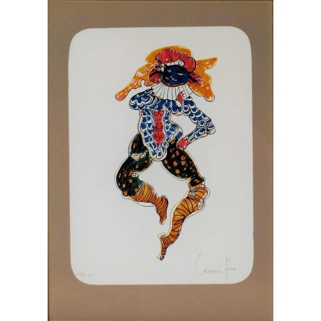 Artist: Leonor Fini Title: La Grande Parade des Chats (The Great Parade of the Cats) Year: 1973 Medium: Color lithograph...