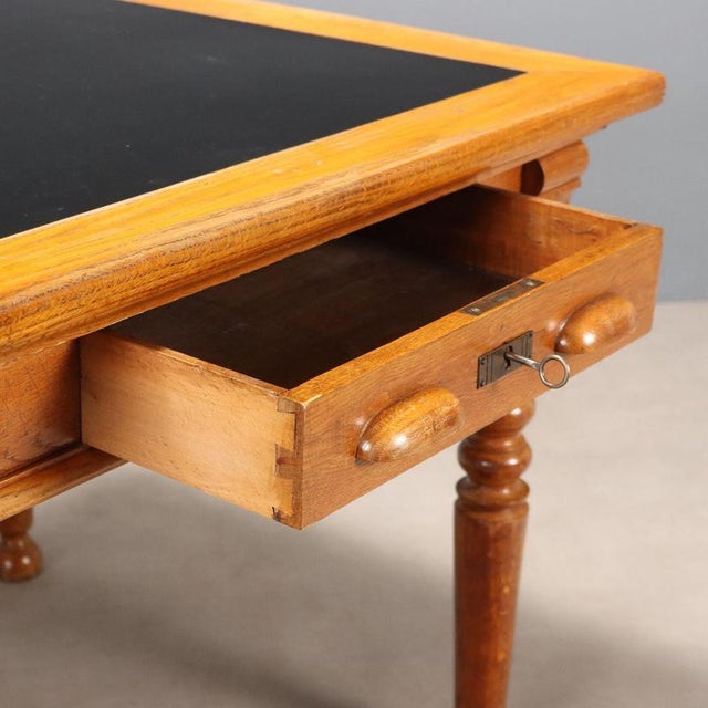 Oak Desk with Formica Top For Sale - Image 3 of 9