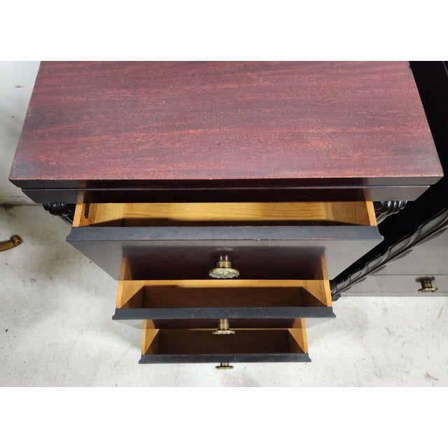 Midcentury Nightstands Side Tables in Rosewood by John Stuart For Sale - Image 10 of 12