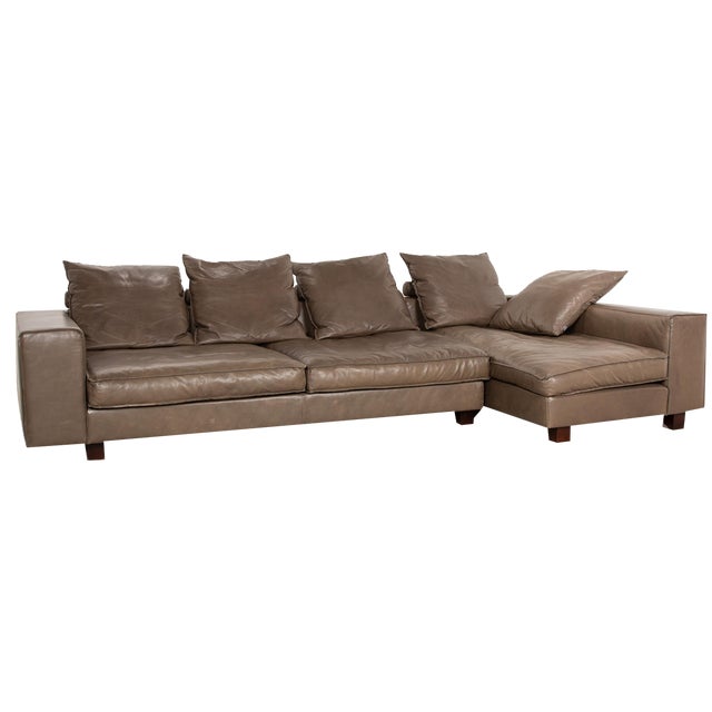 Leather Sarapis Corner Sofa by Tommy M for Machalke For Sale