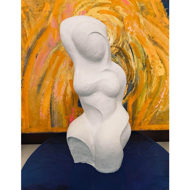 Female form, this plaster maquette by Tony Trezza is titled Mitsou, after the title character in Collete’s novella....