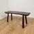 Mid-Century Modern Wabi Sabi Rustic Bench in Elm, 1950s For Sale - Image 3 of 13