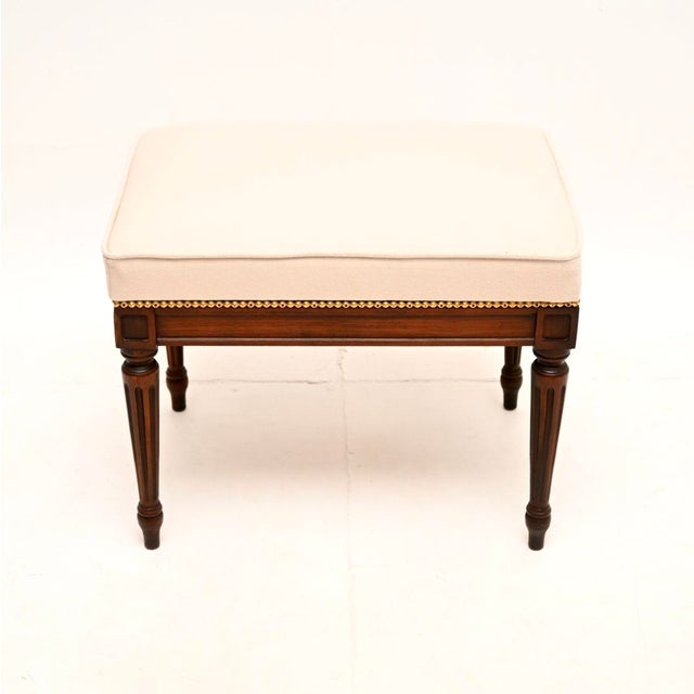 A smart and well made antique French stool. This was made in France, it dates from around the 1920-30’s period. It is of...