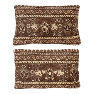 12"x20" SET OF 2 - Vintage Cushion Covers. Rug Pillows. Lumbar Pillow Covers For Sale