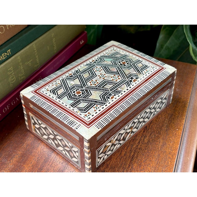 Vintage Moroccan Inlay Box For Sale - Image 10 of 10
