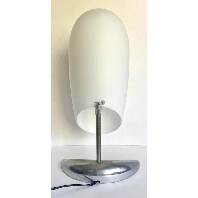 Vetri 1970s Vetri Murano Italian Glass and Chrome "Floating" Modern Lamp For Sale - Image 4 of 13