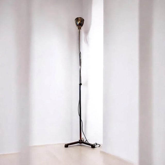 German Modern Bauhaus Floor Lamp by Christian Dell for Bünte & Remmler, 1930s For Sale - Image 10 of 18