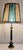 Italian Vintage Table Lamp from the 70s with Green Alabaster Base with Brass and Bronze Elements and Handmade Sequin Shade by Lamplove, 1970s For Sale - Image 9 of 9
