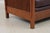 Stickley Mission Oak Burgundy Leather Sofa For Sale - Image 11 of 18
